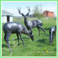 life size hot sale garden Bronze Deer Statue for sale